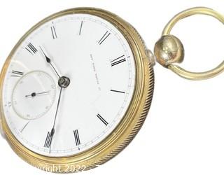 NY Watch Co. Pocket Watch. J.B. Chambers & Co., Chicago, Ill. (18S-11J-HG3K-U-(EA700) 		#40,304 (T-9), #38,985 (AA-10)