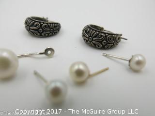 Collection of jewelry including earrings - #1335 