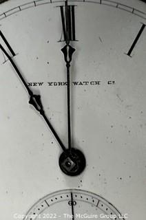 NY Watch Co.  Pocket Watch. A.B. Tarbox, Susquehanna, Pa. l8S-llJ-HG3K-U-(EA700), #30,270  