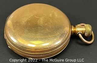 Hampden Pocket Watch. H.C. Briggs, Howel, Mich. 18S-11J-HG2L-U-"70" (EA332) Ency. 149 	#297,219 