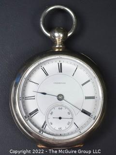 Hampden Pocket Watch. Champion, A. Aron, 11J-HN1K-U-XX (EA331) #181,330 

