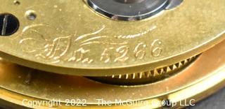 NY Watch Co.  Pocket Watch. Three quarter plate. Crosby, Morse & Foss, Boston, Mass. 18S-17J-HG2K-AT-”King” (EA698) Ency. at 122 #5,266  