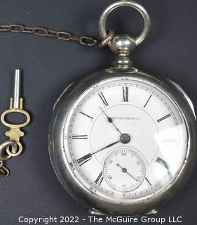 Hampden Pocket Watch. Wheat, Chs. J.F. Sherman, 18S-15J-HG1K-U (EA331) #307,201