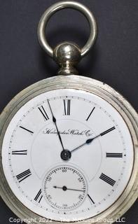 Hampden Pocket Watch. Wm. Roth, Anderson, Ind. 18S-11J-HG1K (EA331) #177,960 