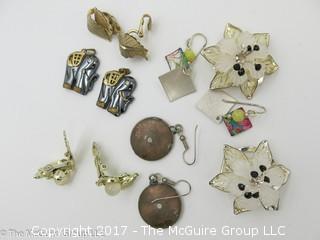 6 pair of earrings -#1341