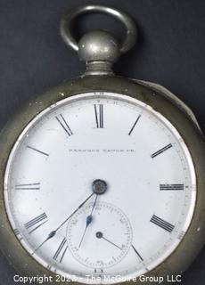 Hampden Pocket Watch. J.A. Norton & Son, Atchison, Kas. 18S-11J-HG1K-U (EA331) #77,088
 