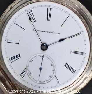 NY Watch Co. Pocket Watch. Monitor 18S-15J-HG4K-Adjusted-(EA701) #45,186 