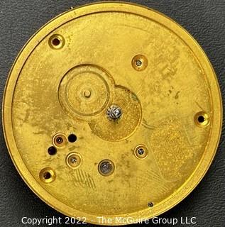 Hampden Pocket Watch. Movement Only. 18S-15J-HG1K-Adjusted-"35" (EA331) #149,128 