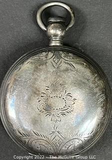 NY Watch Co.  Pocket Watch. Aaron Bagg 18S-7J-HG3K-U-(EA700) #25,404 