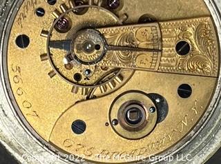 NY Watch Co.  Pocket Watch. Benedict Brothers, 625 Broadway, N.Y. “Benedict Time Watch” on dial,18S-HG3K-U-(EA700), #36,607 