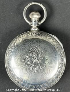 Pocket Watch. Case Only.  Coin Silver Case. HC.