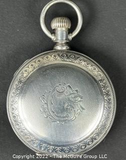 Pocket Watch. Case Only.  Coin Silver Case. HC.