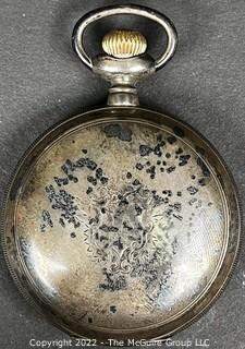 Waltham Pocket Watch. 17J-Adj. #5704543  Sterling Case