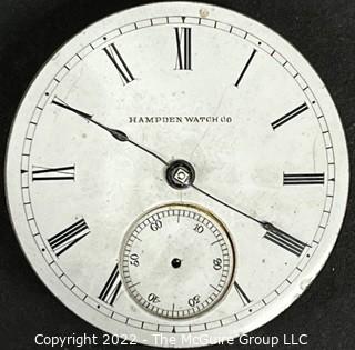 Hampden Pocket Watch. Movement Only. Woolworth 18S-15J-HG1K-U-(EA331) #290,236

