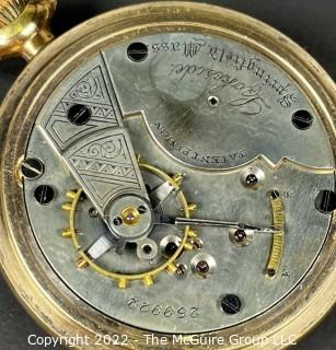 Hampden Pocket Watch. Lakeside 18S-11J-ON3L-U-"57", (EA333 R.O.P. Ency.145, #259,922 
