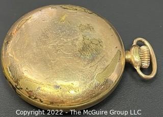 Hampden Pocket Watch. Lakeside 18S-11J-ON3L-U-"57", (EA333 R.O.P. Ency.145, #259,922 
