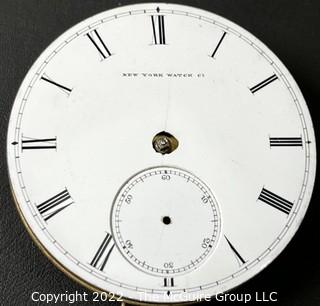 NY Watch Co.  Pocket Watch. Movement Only. Hayward, Chas. E (or) Hayward 18S-11J-HG4K-U-(EA701) #25,593                                         
