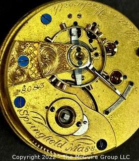 NY Watch Co.  Pocket Watch. Movement Only. Woolworth, Chester l8S-l5J-HG3K-U-(EA700) #48,083     