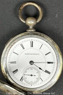 Hampden Pocket Watch. Hayward 18S-11J- HG1K -U- (EA331) #175,156  Coin Silver Case