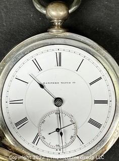 Hampden Pocket Watch. Continental 18S-11J-HN1K-U- (EA331) #85,074 