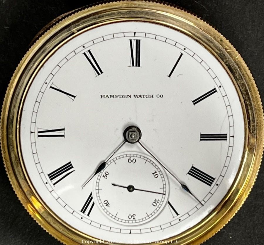 Stunning Hampden Gentleman's Pocket Watch of the Day Housed in this  Silverode Case - The Pocket Watch Guy