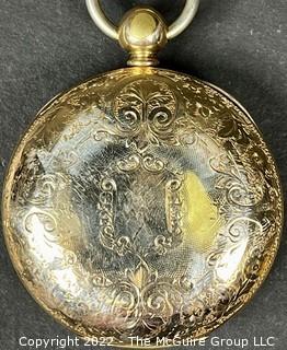 Hampden Pocket Watch. Woolworth 18S-15J-HG1K-Adjusted (EA331) #205,019 