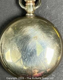 Hampden Pocket Watch. M.H. Lynn, Newburgh, N.Y. (15) 18S-15J-ON2L-U Micrometer Regulator. "65" Enc. at 127, (EA332) R.O.P. #225,560 