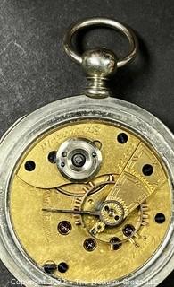 Hampden Pocket Watch. Congress Street, Springfield 18S-11J-HG1K-U-(EA331) #63,979  