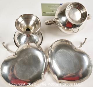 Group of Sterling Silver Serving Pieces, Marked and Unmarked But Tested.