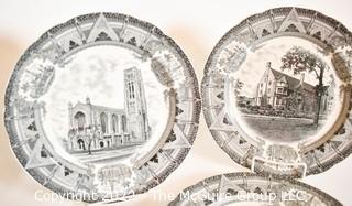 Set of Six (6) Copeland Spode 1931 University of Chicago Commemorative Plates