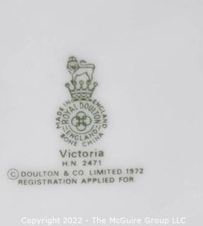 Royal Doulton Bone China Figurine - Victoria Designed by M. Davies. Issued 1972.  7" tall..