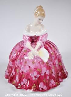 Royal Doulton Bone China Figurine - Victoria Designed by M. Davies. Issued 1972.  7" tall..