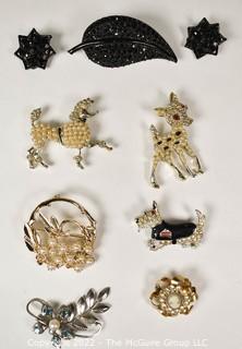 Vintage Rhineston Brooches