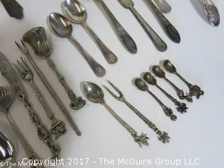 Assorted plated cutlery