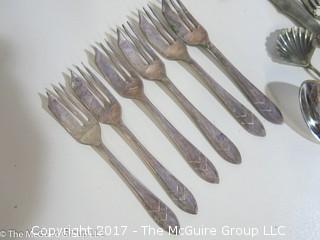 Assorted plated cutlery