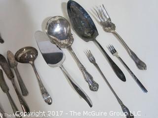 Assorted plated cutlery