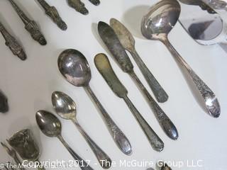 Assorted plated cutlery