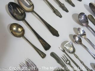 Assorted plated cutlery