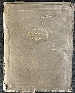 1911 Portfolio. "Sutures in Ancient Surgery" published by Davis & Geck, Inc. 