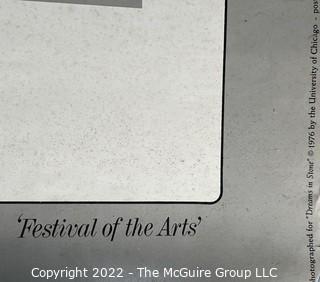 "Festival of the Arts". University of Chicago Poster circa 1970's