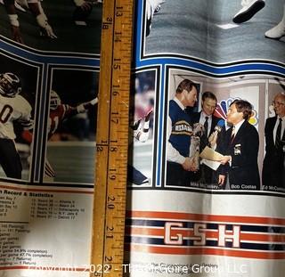 Chicago Bears 1985 Super Bowl Champions Poster. Measures 22 x 33"