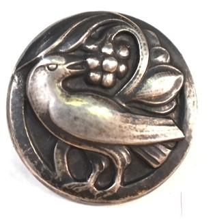 Georg Jensen Sterling Silver Danish Bird Brooch.  Silvermark dates from 1933- 1944