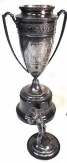 1932 Silver Plate Loving Cup Tennis Trophy for Waller Heights Tennis Club, McLean VA