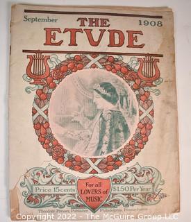 Etude Music Magazine September 1908