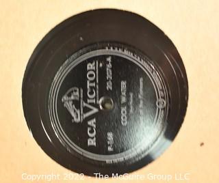 Seven (7) Vintage 78 RPM Record Abum Sets in Folders.  