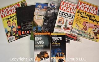 Collection of Lionel Train Books and Magazines. 