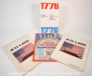 Four (4) Bicentennial Themed Books and Magazines