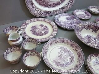 23 pieces of English Woods Burslem Bone China 