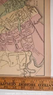 1871 Map of Salem MA & Lynn, MA