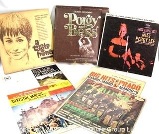 Collection of Vintage LP 33  RPM Vinyl Records Including Porgy & Bess etc. 